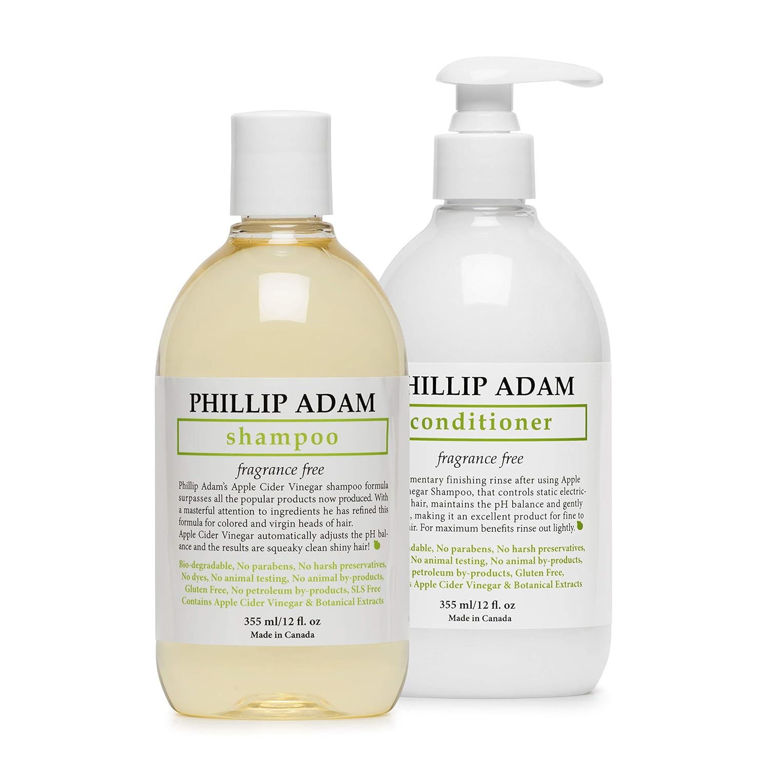 Unscented Shampoo and Conditioner Duo