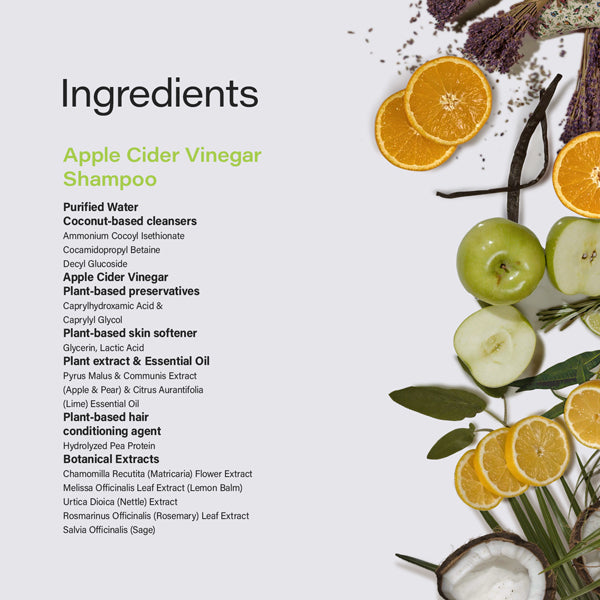 Phillip Adam apple cider vinegar shampoo natural ingredients