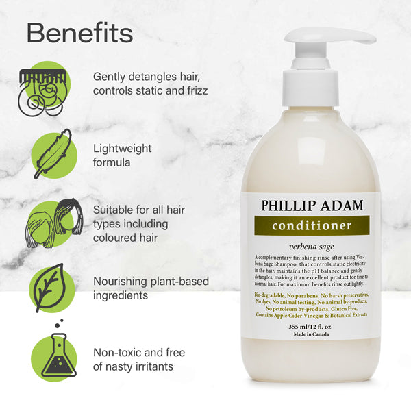 benefits of Phillip Adam verbena sage conditioner
