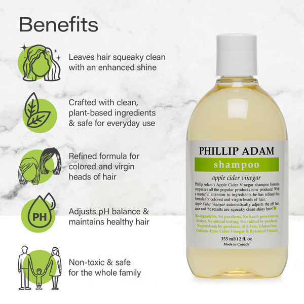 benefits of Phillip Adam apple cider vinegar shampoo