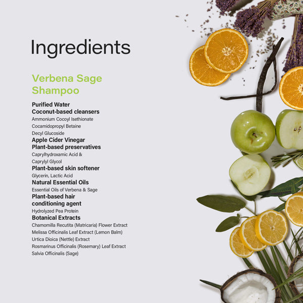Phillip Adam verbena sage shampoo natural ingredients