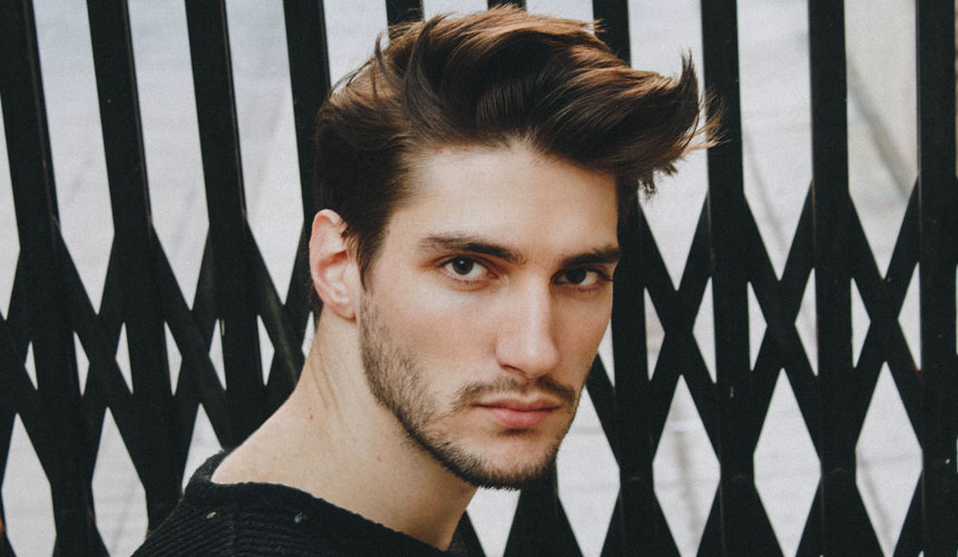 modern pompadour hairstyle for men
