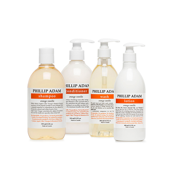 Phillip Adam Hair and Body Care Orange Vanilla Collection