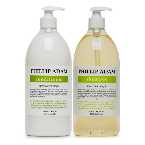 Phillip Adam Apple Cider Vinegar Shampoo and Conditioner Litre Duo