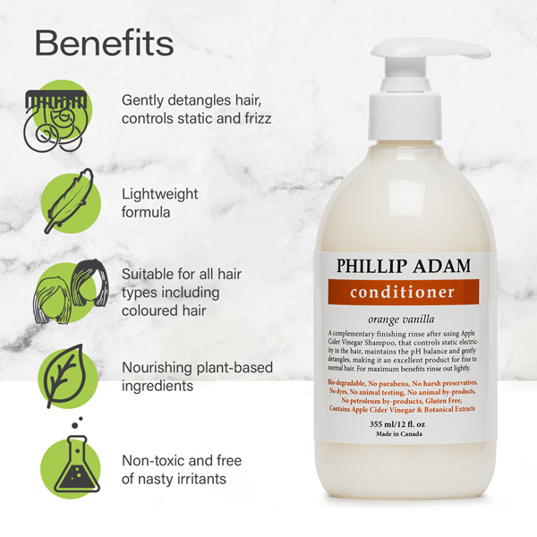 benefits of Phillip Adam orange vanilla conditioner